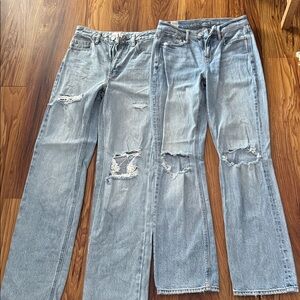 90s Boyfriend jeans bundle both size zero